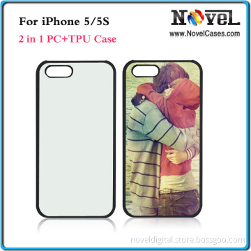 2014 Wholesale Dual Protective Sublimation Phone Case for iPhone5/5s